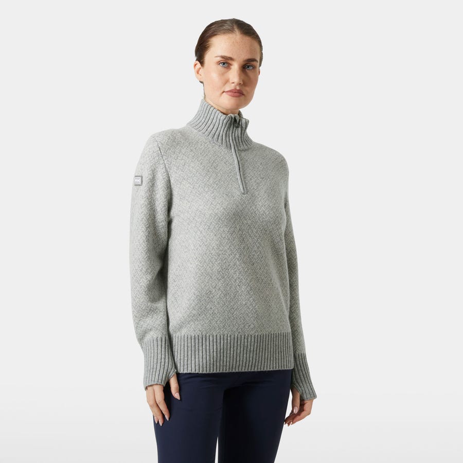 Women's Arctic Ocean Iceland Wool Knit Sweater