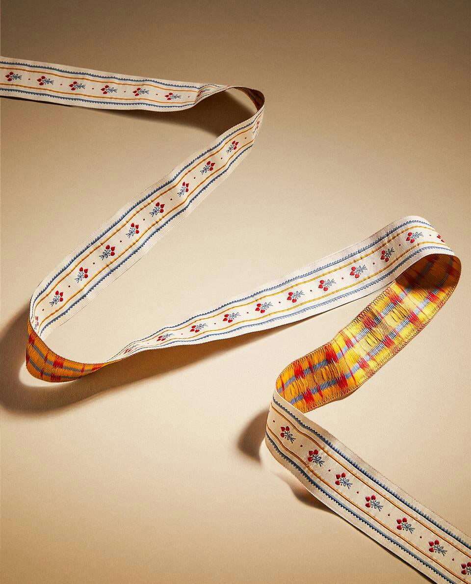 CHILDREN’S REVERSIBLE CHRISTMAS GIFT WRAPPING RIBBON