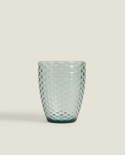 RAISED HONEYCOMB DESIGN TUMBLER