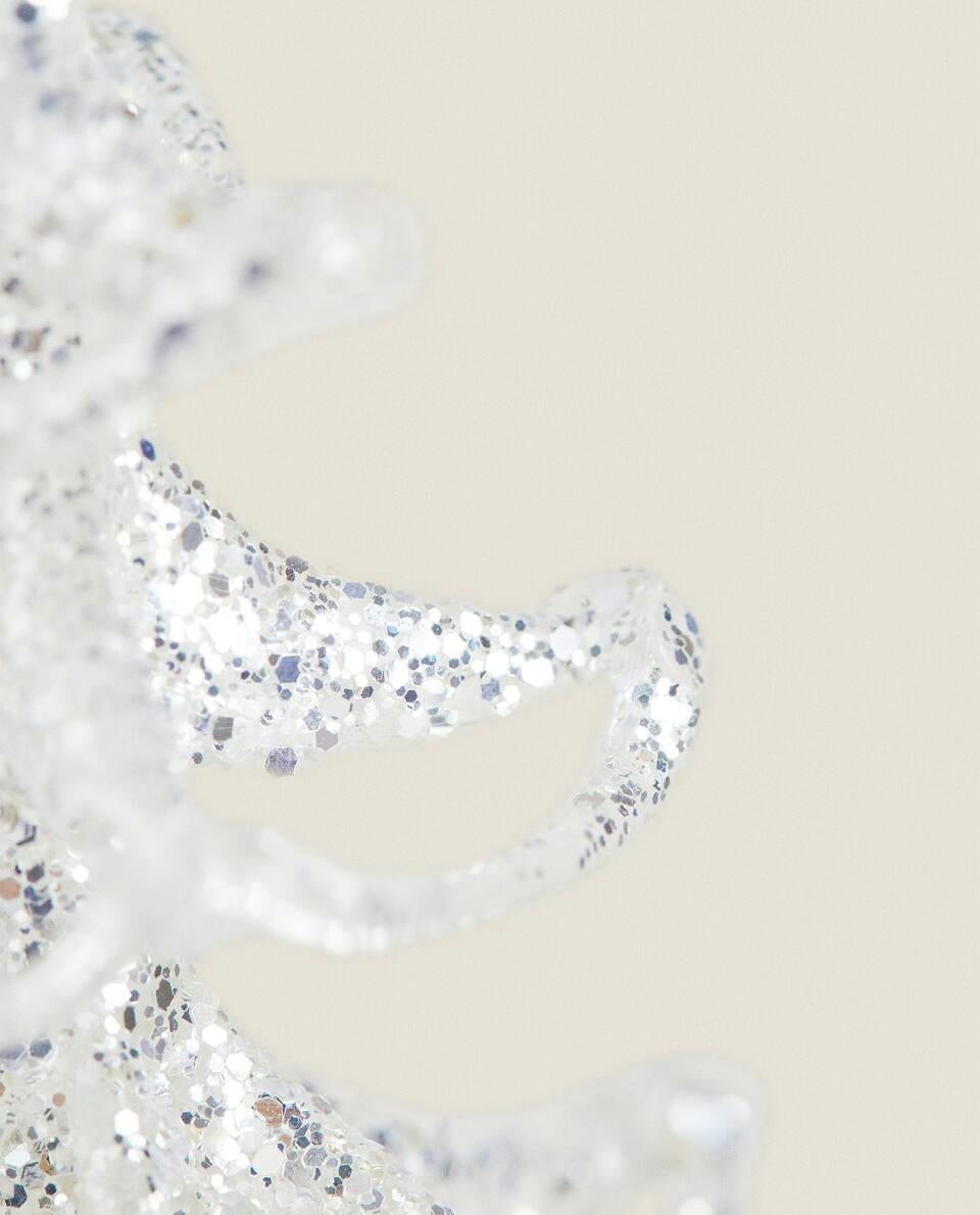 GLASS CHRISTMAS TREE DECORATION