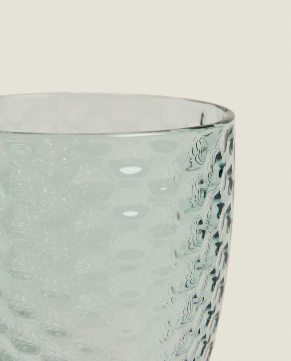 RAISED HONEYCOMB DESIGN TUMBLER