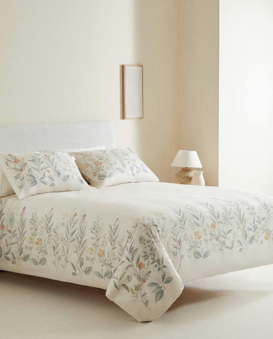 FLORAL PRINT DUVET COVER