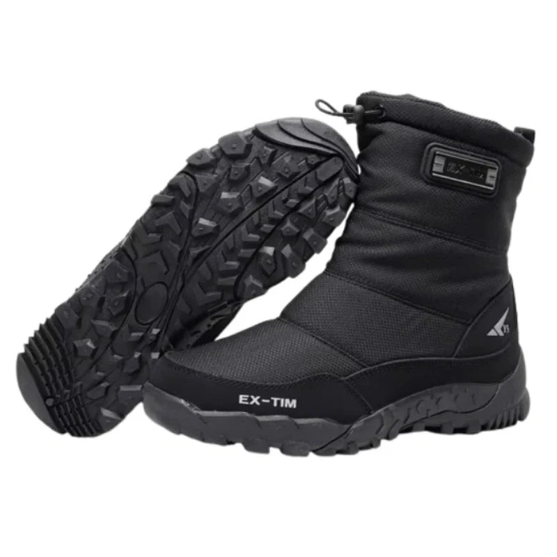 (Limited Time 70% Discount off)Men's Orthopedic Ankle Support Arch Support Snow Boots Waterproof Anti-Slip Warm&Light Hiking Boots