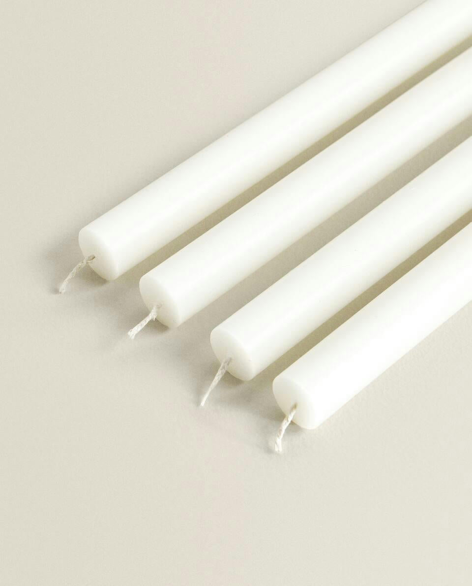 LONG CYLINDRICAL CANDLE (PACK OF 4)