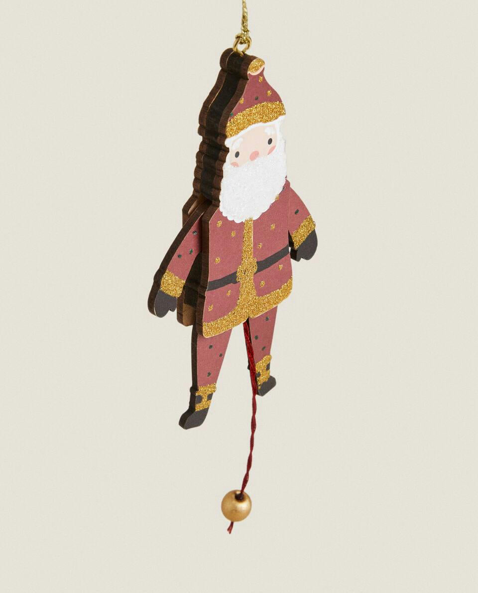 ARTICULATED SANTA CLAUS CHRISTMAS DECORATION