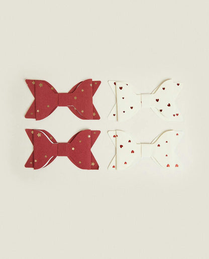 PACK OF CHILDREN’S CHRISTMAS GIFT BOWS (PACK OF 4)