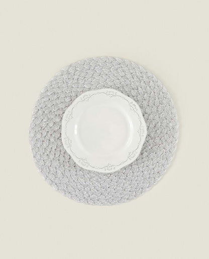 PACK OF BRAIDED CHRISTMAS PLACEMATS (PACK OF 2)