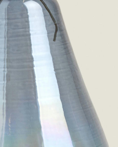 GLASS PEAR CHRISTMAS DECORATION