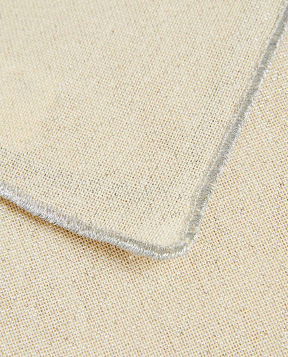 PACK OF GLITTERY COTTON CHRISTMAS NAPKINS (PACK OF 2)