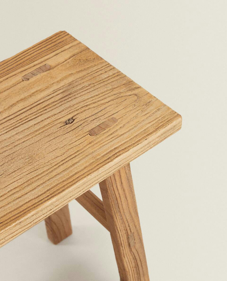 ELM WOOD BENCH