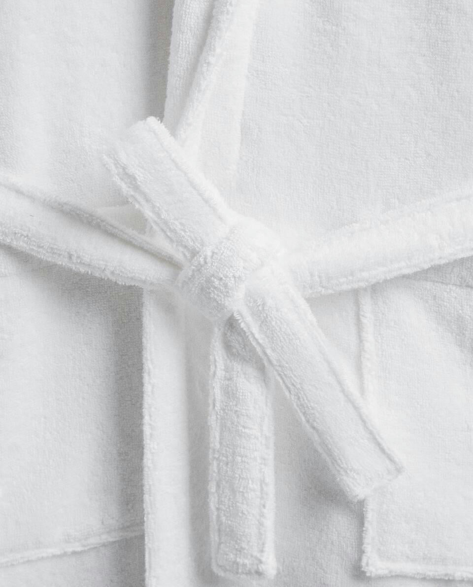 EXTRA SOFT BATHROBE WITH SHAWL COLLAR