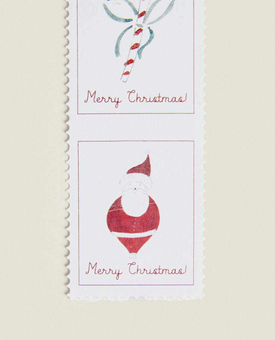 PACK OF CHILDREN’S CHRISTMAS ADHESIVE STAMPS (PACK OF 25)