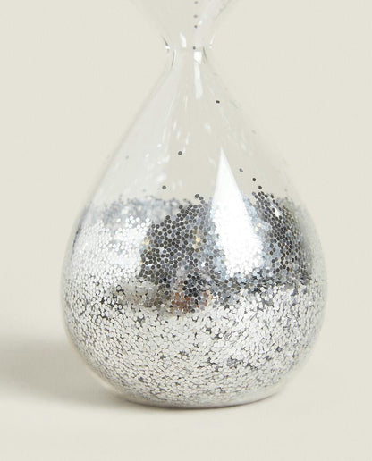 CHRISTMAS GLITTER HOURGLASS