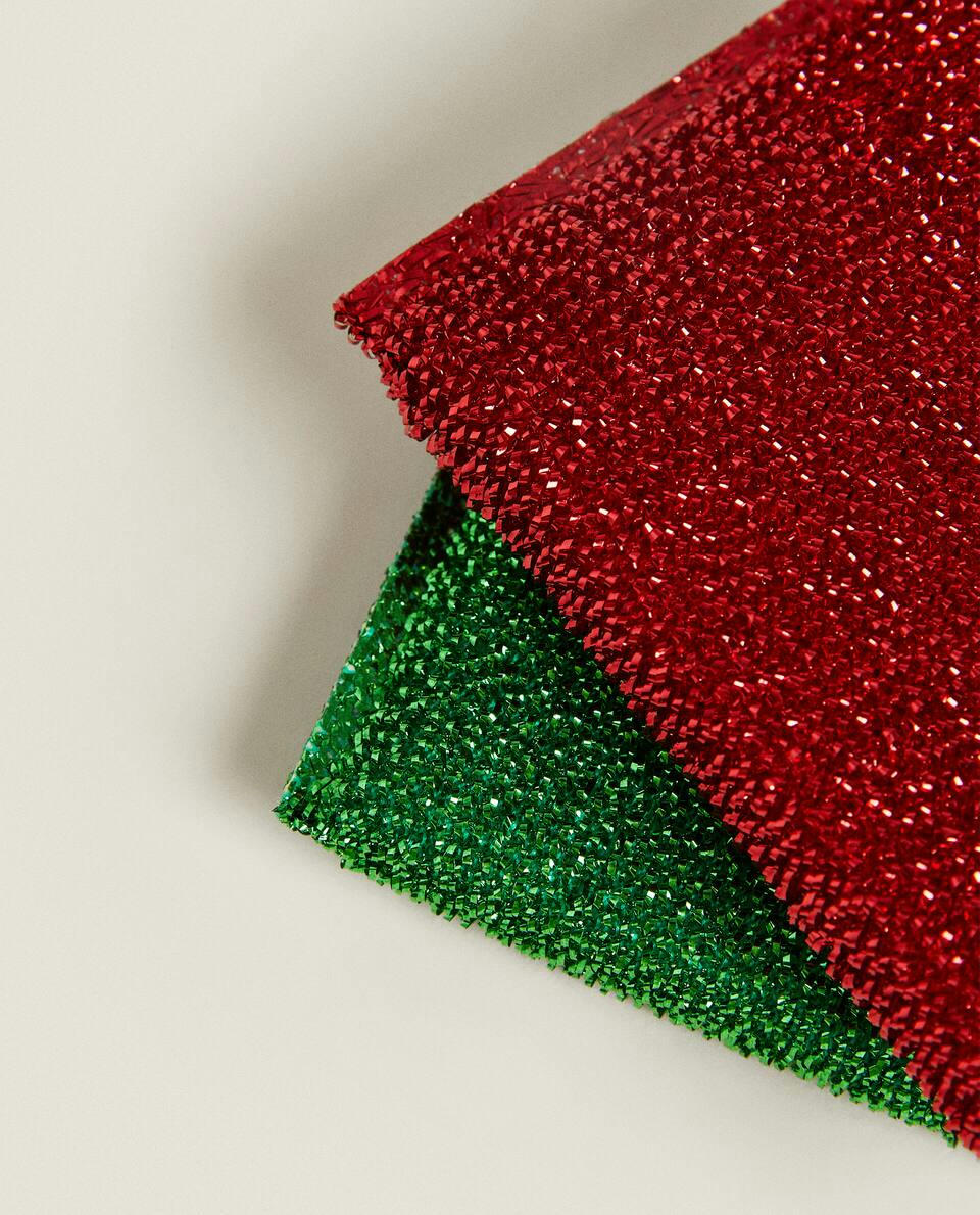 PACK OF CHRISTMAS SCOURERS (PACK OF 2)