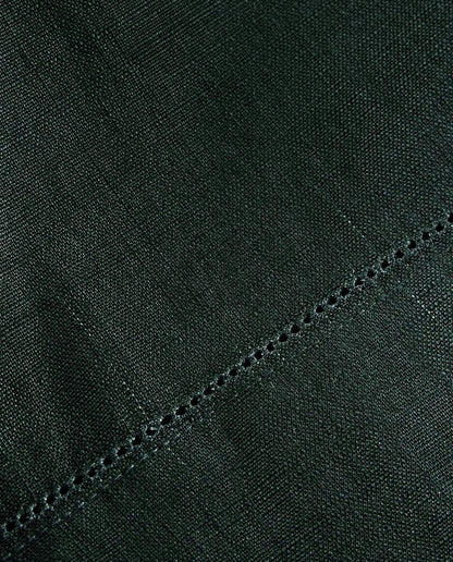 HEMSTITCHED CHRISTMAS TABLECLOTH