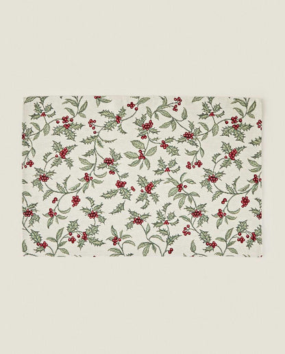 CHRISTMAS HOLLY PLACEMAT
