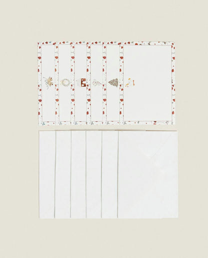 PACK OF CHILDREN’S POSTCARDS WITH CHRISTMAS BUNNY (PACK OF 6)