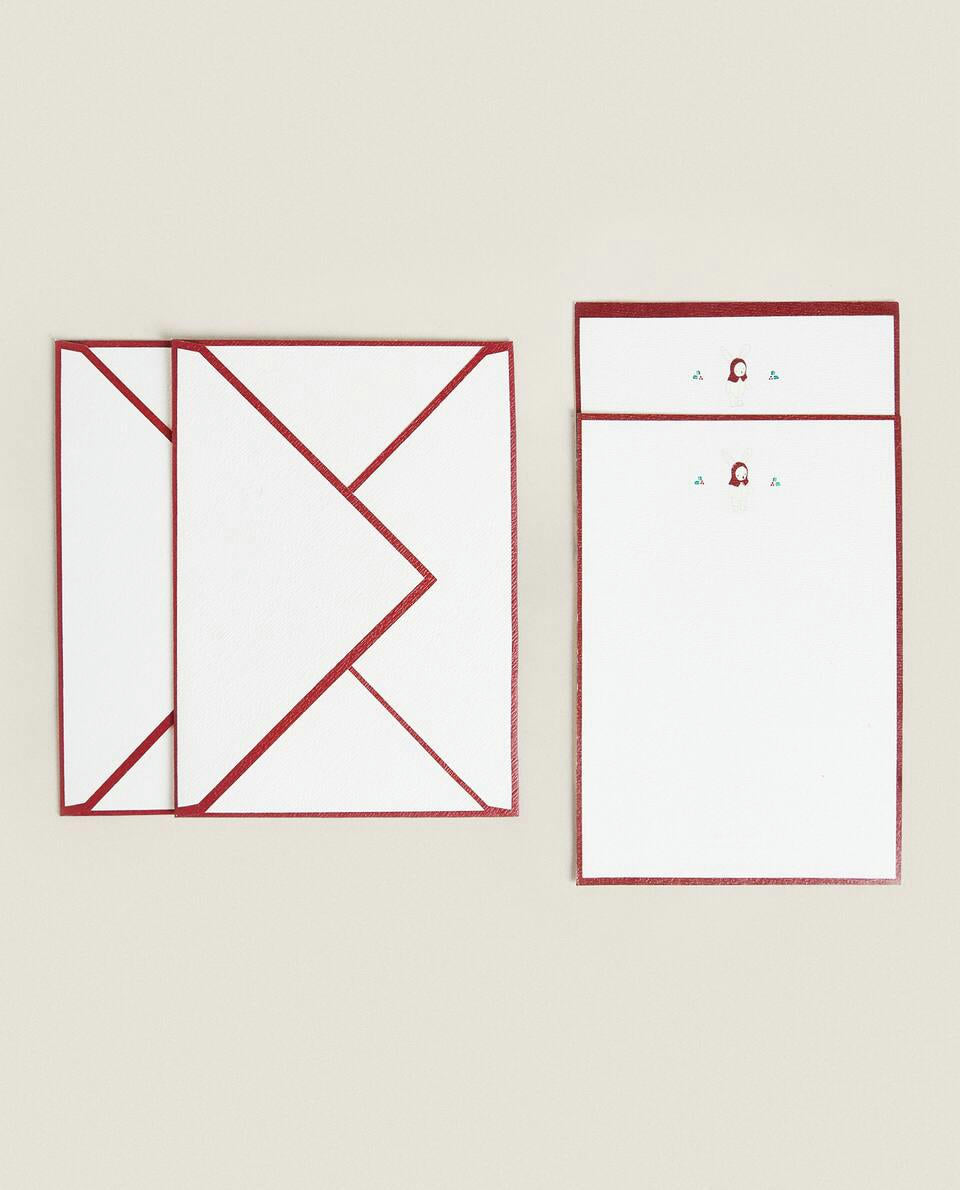 PACK OF CHILDREN’S POSTCARDS WITH CHRISTMAS BUNNY (PACK OF 2)