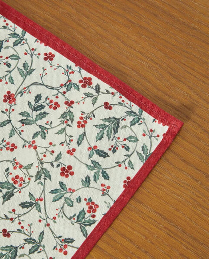 PACK OF CHRISTMAS VINE COTTON TEA TOWELS (PACK OF 2)