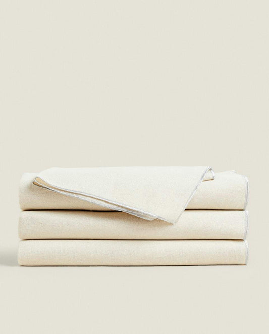 CHRISTMAS GLITTERY COTTON TABLECLOTH