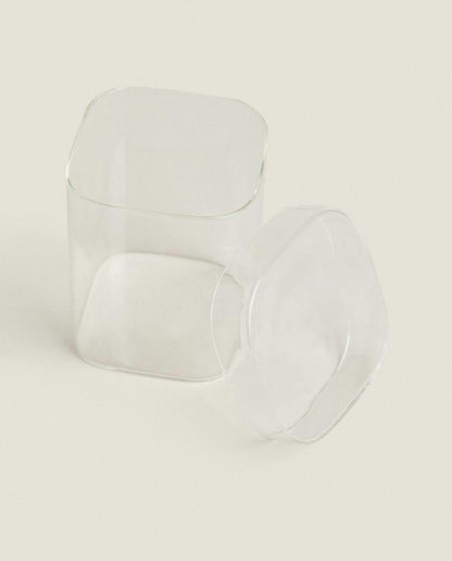 BOROSILICATE GLASS JAR WITH LID