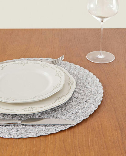 PACK OF BRAIDED CHRISTMAS PLACEMATS (PACK OF 2)