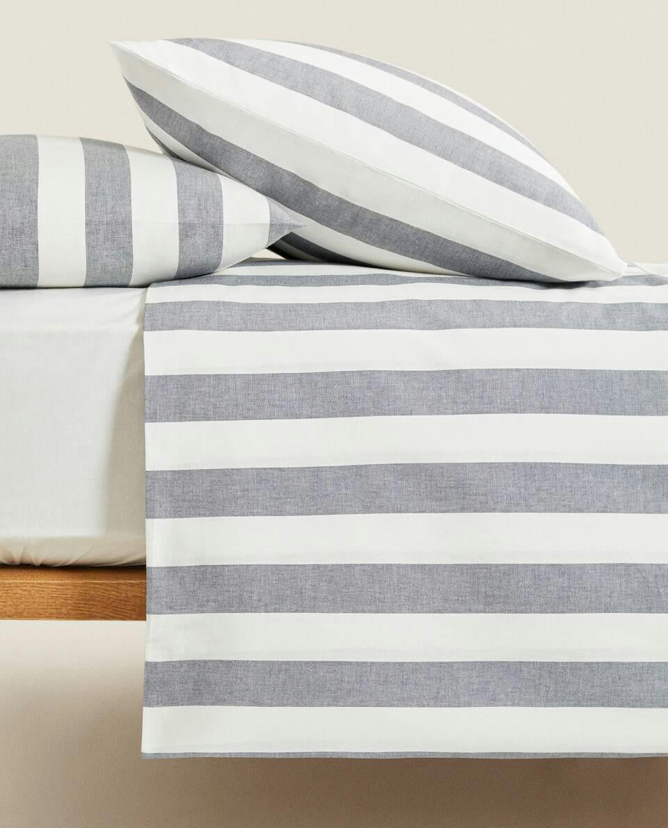 STRIPED DUVET COVER