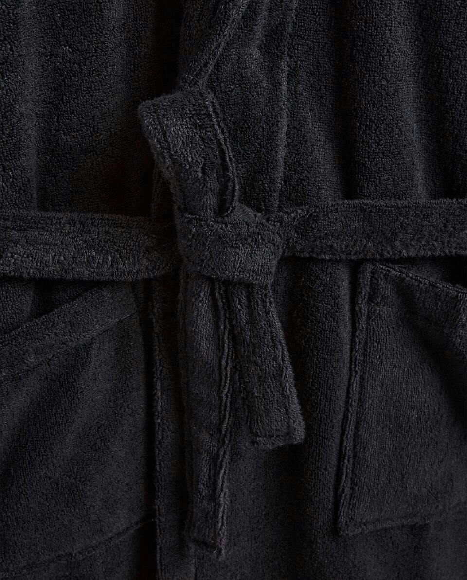 EXTRA SOFT BATHROBE WITH SHAWL COLLAR