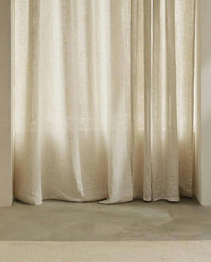 DOUBLE-FACED LINEN CURTAIN