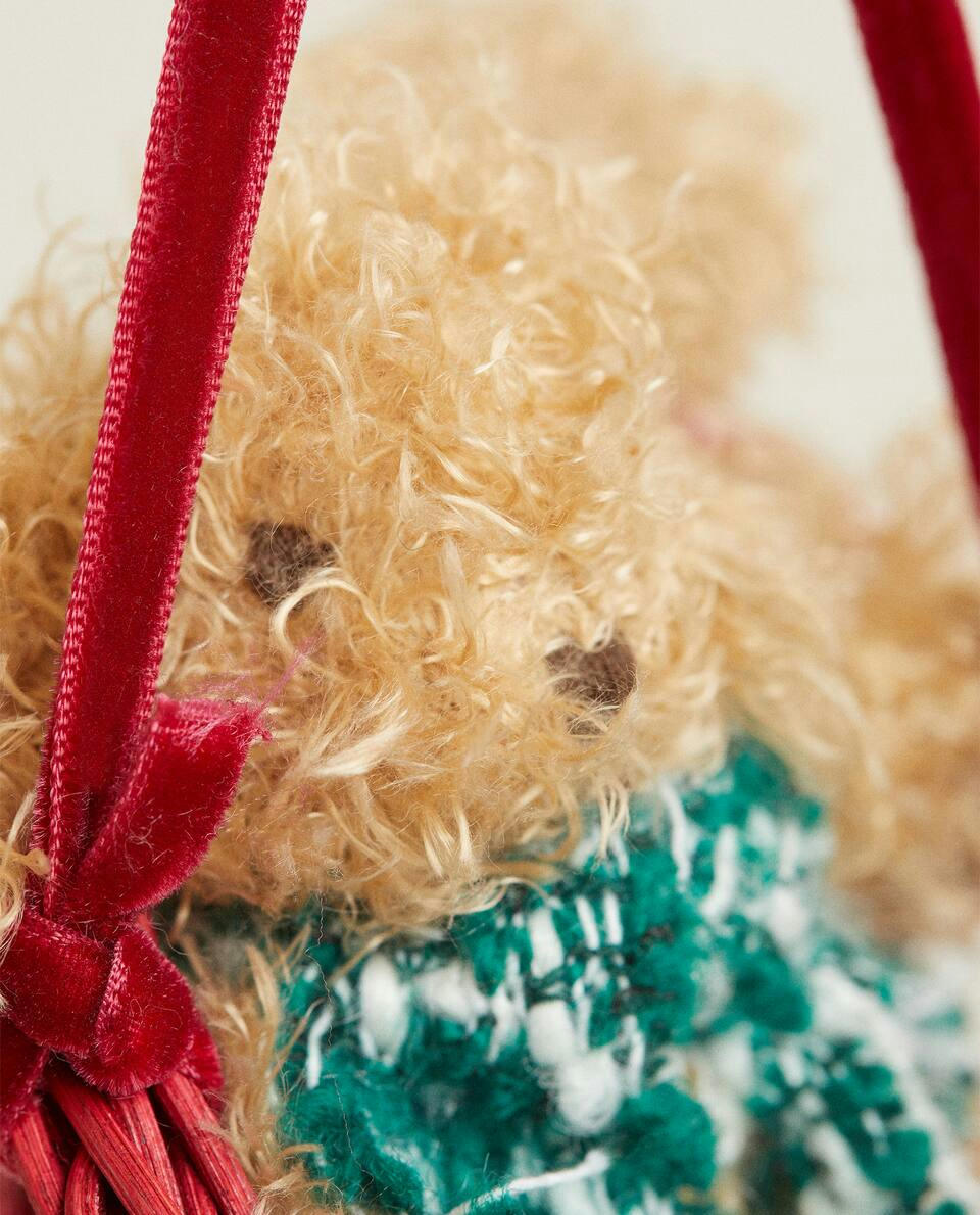 RATTAN CHRISTMAS SLEIGH DECORATION