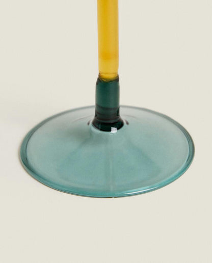 BOROSILICATE GLASS WITH COLOURED STEM