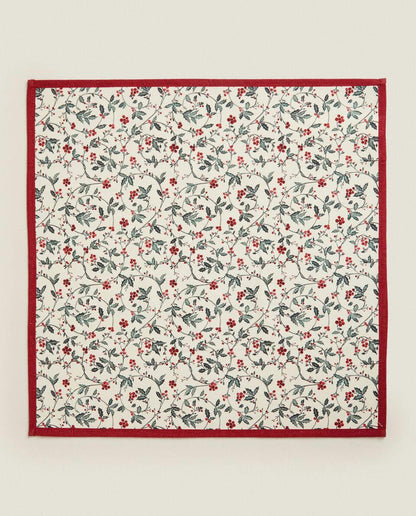 PACK OF COTTON CHRISTMAS VINE NAPKINS (PACK OF 2)
