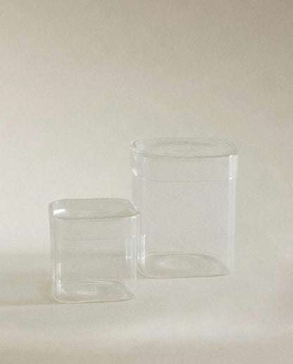 BOROSILICATE GLASS JAR WITH LID
