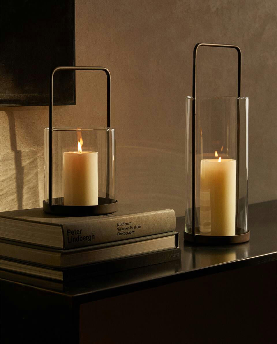 LANTERN WITH TOP HANDLE