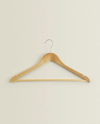 LACQUERED WOODEN HANGER (SET OF 3)
