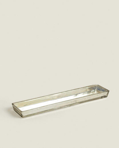 SQUARE GLASS TEALIGHT HOLDER