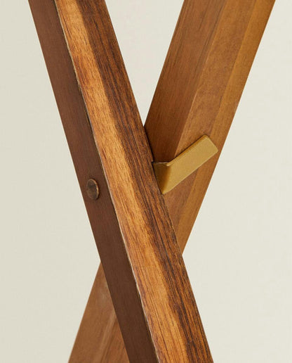 ACACIA WOOD TOWEL RACK