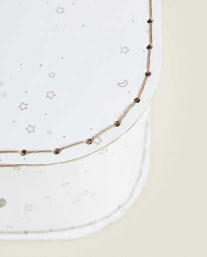 MOON AND STAR PRINT BRIEFCASE