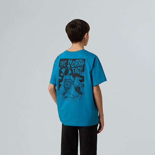 Boys' Sports Oversized Pocket Graphic T-Shirt