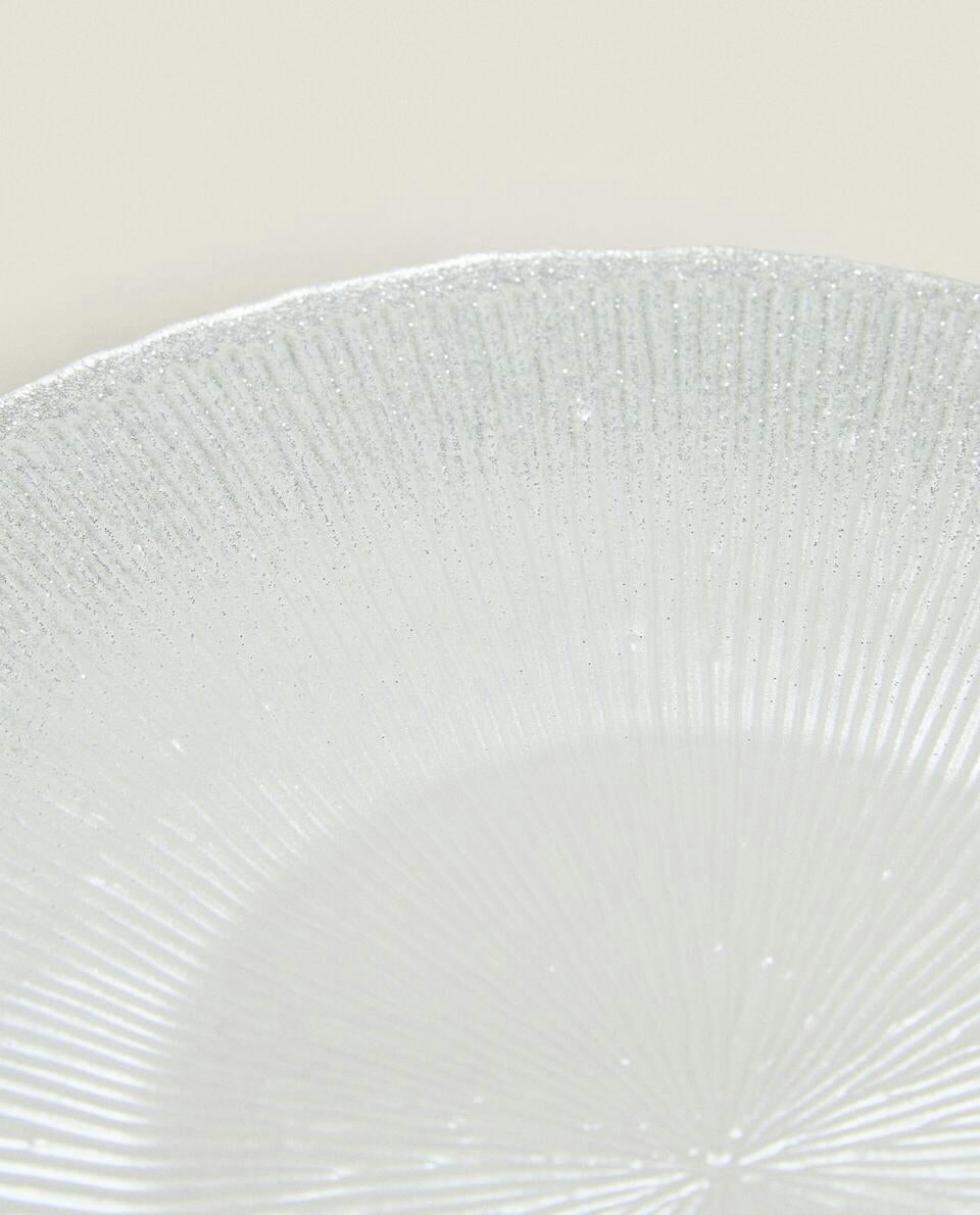 CHRISTMAS GLITTER GLASS SET