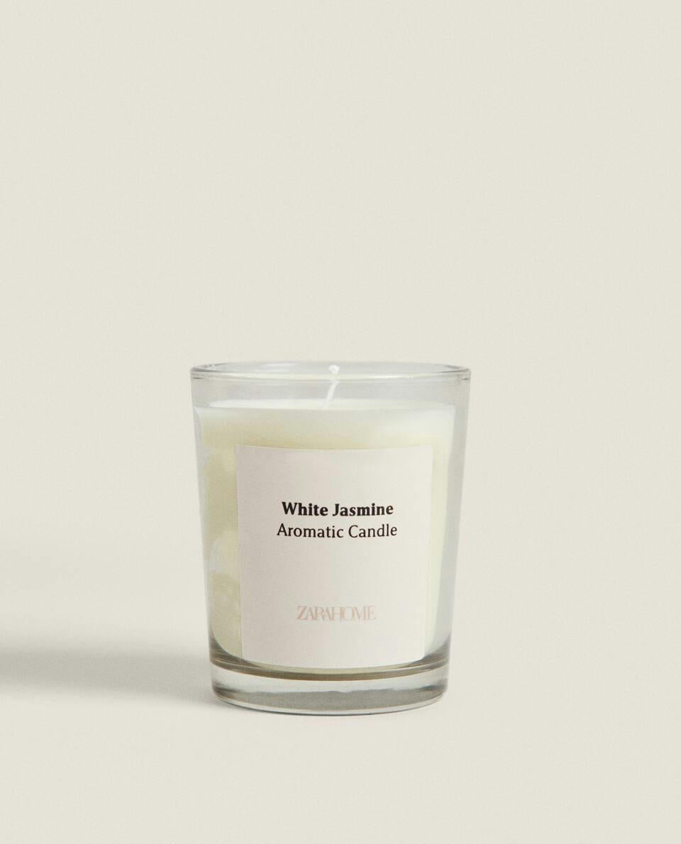 WHITE JASMINE SCENTED CANDLES