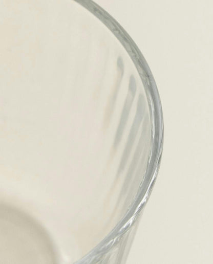 LINES DESIGN GLASS TUMBLER