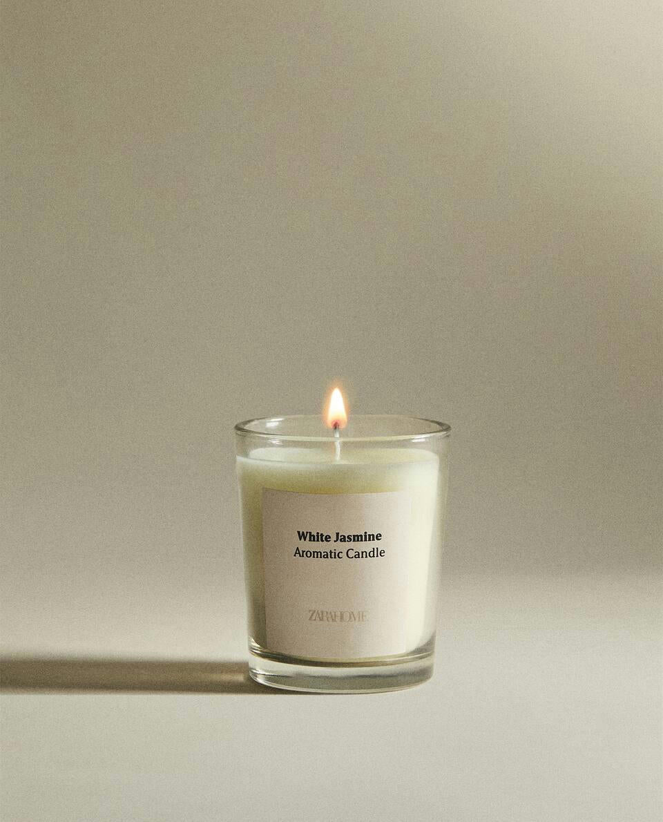 WHITE JASMINE SCENTED CANDLES