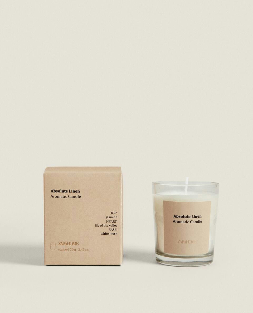 ABSOLUTE LINEN SCENTED CANDLES