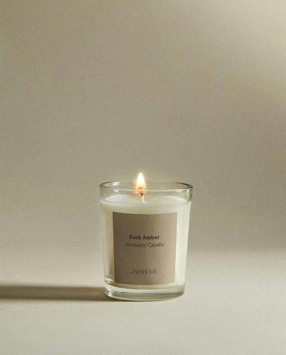 DARK AMBER SCENTED CANDLES