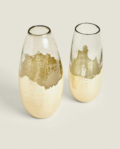 MERCURISED GLASS VASE