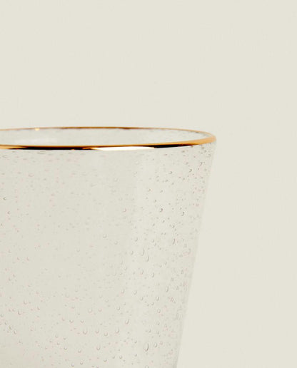 CHRISTMAS TUMBLER WITH BUBBLE RIM