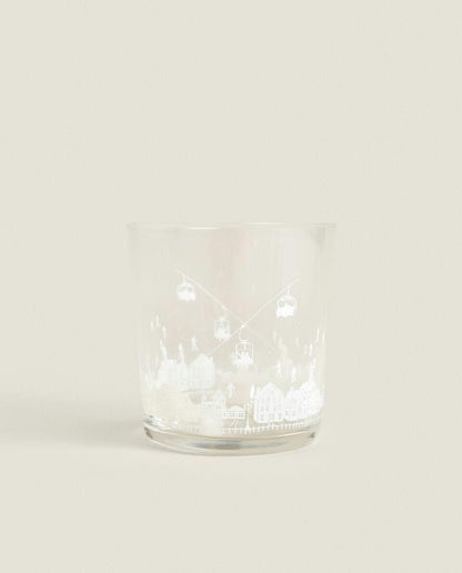 CHRISTMAS SKI SLOPE TRANSFER TUMBLER