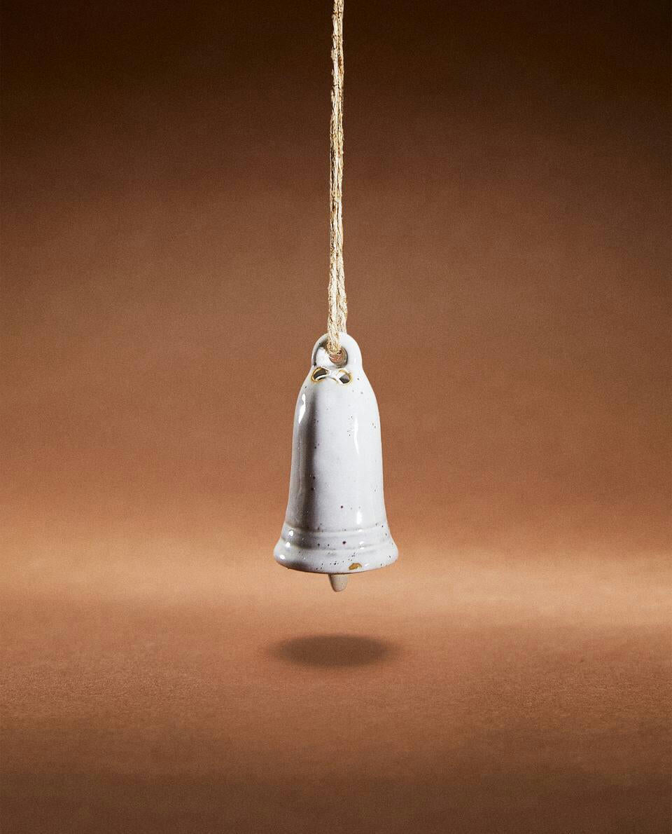 CHRISTMAS CERAMIC BELL DECORATION