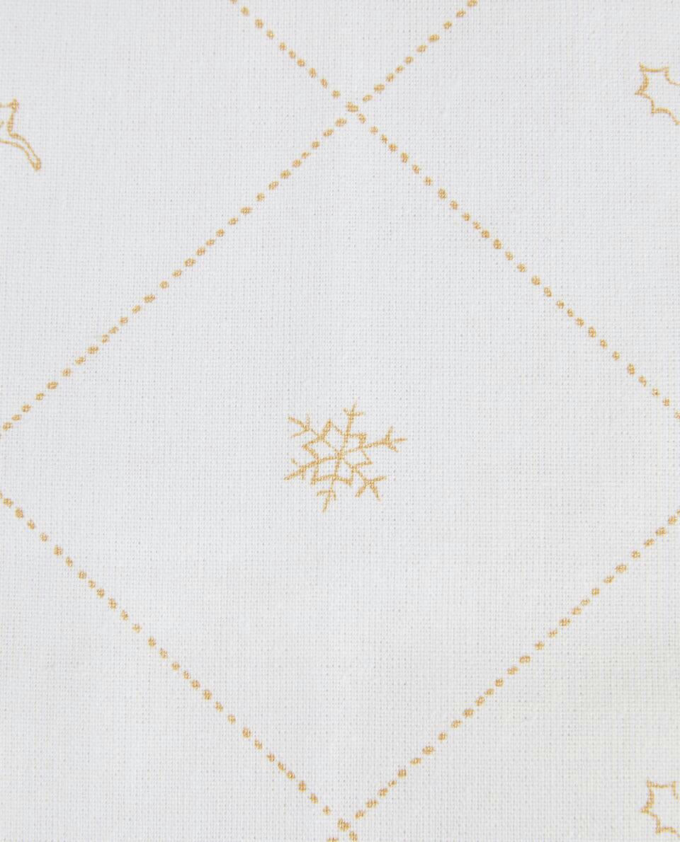 PACK OF CHRISTMAS SNOW COTTON NAPKINS (PACK OF 2)
